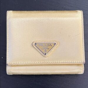 Prada Yellow Wallet